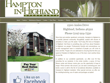 Tablet Screenshot of hamptoninhighland.com